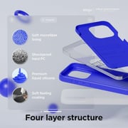 Elago Silicone Case Cobalt Blue iPhone 15 Pro Max