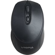 Utopia Wireless Rechargeable Mouse Black