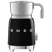 Smeg Espresso Coffee Machine Black ECF01BLUK + CGF01BLUK Coffee Grinder + MFF11BLUK Milk Frother