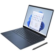 HP Spectre x360 2-in1 Convertible (2023) Laptop - 13th Gen / Intel Core i7-1355U / 13.5inch OLED / 1TB SSD / 16GB RAM / Shared Intel Iris Xe Graphics / Windows 11 Home / English & Arabic Keyboard / Nocturne Blue / Middle East Version - [14-EF2004NE]