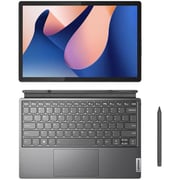 Lenovo IdeaPad Duet 5 12IRU8 2in1 (2023) Laptop - 13th Gen / Intel Core i5-1335U / 12inch WQXGA / 512GB SSD / 8GB RAM / Shared Intel Iris Xe Graphics / Windows 11 Home / English & Arabic Keyboard / Storm Grey / Middle East Version - [83B30042AX]