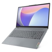 Lenovo IdeaPad Slim 3 15IAN8 (2023) Laptop - Intel Core i3-N305 / 15.6inch FHD / 512GB SSD / 8GB RAM / Shared Intel UHD Graphics / Windows 11 Home / English & Arabic Keyboard / Arctic Grey / Middle East Version - [82XB005WAX]