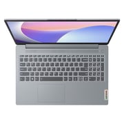 Lenovo IdeaPad Slim 3 15IAN8 (2023) Laptop - Intel Core i3-N305 / 15.6inch FHD / 512GB SSD / 8GB RAM / Shared Intel UHD Graphics / Windows 11 Home / English & Arabic Keyboard / Arctic Grey / Middle East Version - [82XB005WAX]