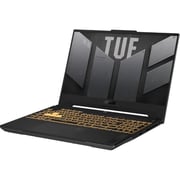 Asus TUF A15 Gaming (2023) Laptop - AMD Ryzen 7-7735HS /15.6inch FHD / 512GB SSD / 8GB RAM / 6GB NVIDIA GeForce RTX 4050 Graphics / Windows 11 Home / English & Arabic Keyboard / Mecha Grey / Middle East Version - [FA507NU-LP030W]