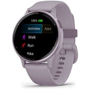 Garmin 010-02862-13 Vivoactive 5 Smartwatch Metallic Orchid Aluminum Bezel With Orchid Case and Silicone Band