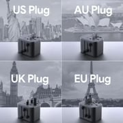 Aukey Universal Travel Adapter Black