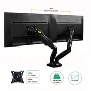 NB Dual Monitor Desk Mount Black