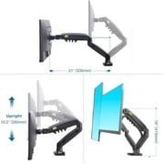 NB Dual Monitor Desk Mount Black