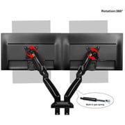 NB Dual Monitor Desk Mount Black