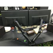 NB Dual Monitor Desk Mount Black