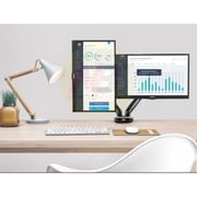 NB Dual Monitor Desk Mount Black