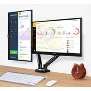 NB Dual Monitor Desk Mount Black