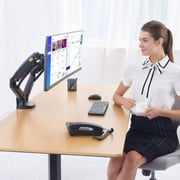 NB Dual Monitor Desk Mount Black