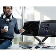 NB Dual Monitor Desk Mount Black