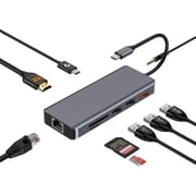 Porodo 9-in-1 USB-C Hub