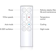 Dyson Purifier Hot & Cool Gen1, Heater + Fan, White – HP10 – Middle East Version