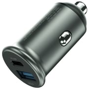 Helix Ultra Fast Car Charger Silver