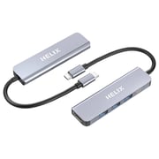 Helix 5-In-1 USB-C Hub 163mm Silver