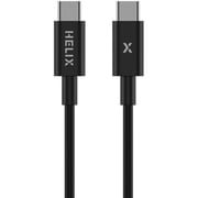 Helix USB-C To USB-C Cable 1.2m Black