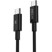 Helix USB-C To USB-C Cable 1.2m Black