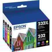 Epson T232 High Yield Ink Cartridge Combo Pack - T232XL-BCS