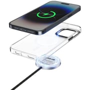 Green Lion Matte MagSafe Back Case Clear/Silver iPhone 15 Pro Max