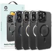 Green Lion Matte MagSafe Back Case Clear/Silver iPhone 15 Pro Max