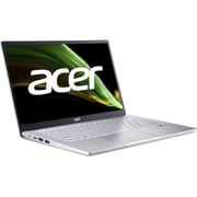 Acer Swift SF3 (2021) Laptop - AMD Ryzen 7-5700 / 14inch FHD / 512GB SSD / 16GB RAM / Windows 11 Home / English & Arabic Keyboard / Pure Silver / Middle East Version - [SF314-43-R4K2]