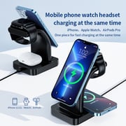 Maxguard Veloce Series 5-in-1 Magnetic Wireless Charger Black