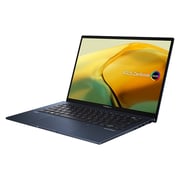 Asus Zenbook 14 OLED (2022) Laptop - 12th Gen / Intel Core i7-1260P / 14inch 2.8K / 512GB SSD / 16GB RAM / Shared Intel Iris Xe Graphics / Windows 11 Home / English & Arabic Keyboard / Ponder Blue / Middle East Version - [UX3402ZA-OLEDI7B]