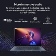Asus Zenbook 14 Flip OLED 2-in-1 (2023) Laptop - 13th Gen / Intel Core i7-1360P / 14inch 2.8K / 1TB SSD / 16GB RAM / Shared Intel Iris Xe Graphics / Windows 11 Home / English & Arabic Keyboard / Ponder Blue / Middle East Version - [UP3404VA-OLEDI7B]