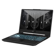 Asus TUF F15 Gaming (2021) Laptop - 11th Gen / Intel Core i7-11800H / 15.6inch FHD / 512GB SSD / 8GB RAM / 4GB NVIDIA GeForce RTX 3050 Ti Graphics / Windows 11 Home / English & Arabic Keyboard / Graphite Black / Middle East Version - [FX506HE-HN018W]