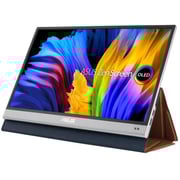 Asus ZenScreen OLED MQ13AH Portable Monitor - 13.3inch FHD 1920 x 1080 / OLED / 100% DCI-P3 / 1ms Response Time / Delta E < 2 / HDR-10 / USB-C / Mini HDMI / Proximity Sensor / Smart Case / Flicker Free / Low Blue Light
