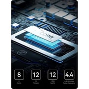 Minisforum Mini (2022) Desktop PC - 12th Gen / Intel Core i5-12450H / 512GB SSD / 16GB RAM / Shared Intel UHD Graphics / Windows 11 Pro / Silver / Middle East Version – [NAB-5]