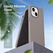 Protect MagSafe Silicon Case Platinum iPhone 15