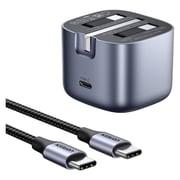 Ugreen USB-C Wall Charger with 1m Cable – Grey