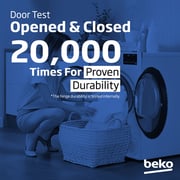 Beko 7kg Condenser Tumble Dryer, AquaWave Technology, Sensor Drying, White - DC7W