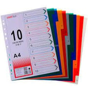 Usign 1-10 Color Index Divider