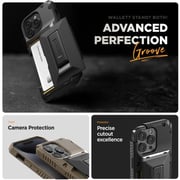 VRS Design Groove Case Black iPhone 15 Pro