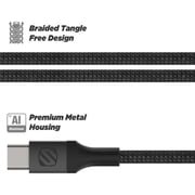 Scosche Strikeline USB-C To USB-C Cable 1.2m Black