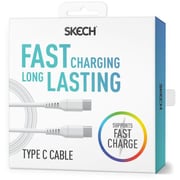 Skech USB-C To USB-C Cable 0.9m White