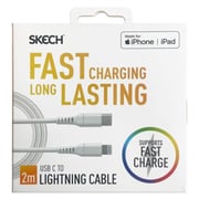 Skech USB-C To Lightning Cable 2m White