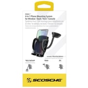 Scosche 4-In-1 Mobile Car Mount Black