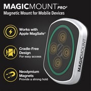 Scosche MagicMount 4-In-1 MagSafe Mobile Car Mount Black