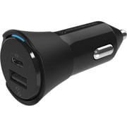 Scosche Powervolt Dual Port Car Charger Black