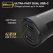 Scosche Powervolt Dual USB-C Port Car Charger Black