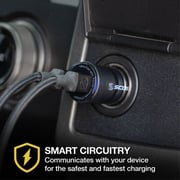 Scosche Powervolt Dual USB-C Port Car Charger Black