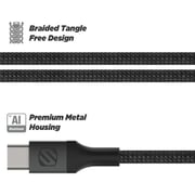 Scosche Strikeline USB-C To Lightning Cable 1.2m Black