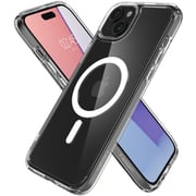 Spigen MagFit Crystal Hybrid Case Clear/White iPhone 15 Plus