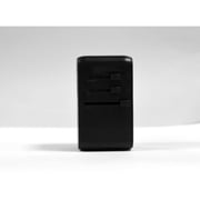 Travelmall 1 Pc GaN 4 Port 100W Travel Adaptor Black